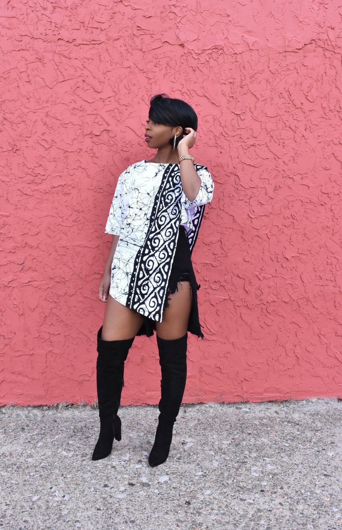 2021 High quality Africa Clothes Asymmetrical Africa Print Loose T-shirt African Women's Tops Lady Summer