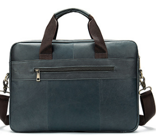 2021 High quality Mens Briefcase bag genuine leather laptop bag business tote for document officer