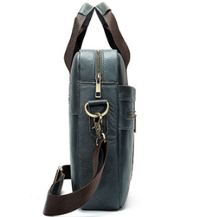 2021 High quality Mens Briefcase bag genuine leather laptop bag business tote for document officer