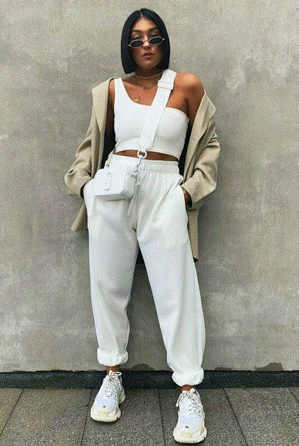2021 High quality Wide Leg Women Trousers Plus Size High Waist Pants Streetwear Korean Casual Pant