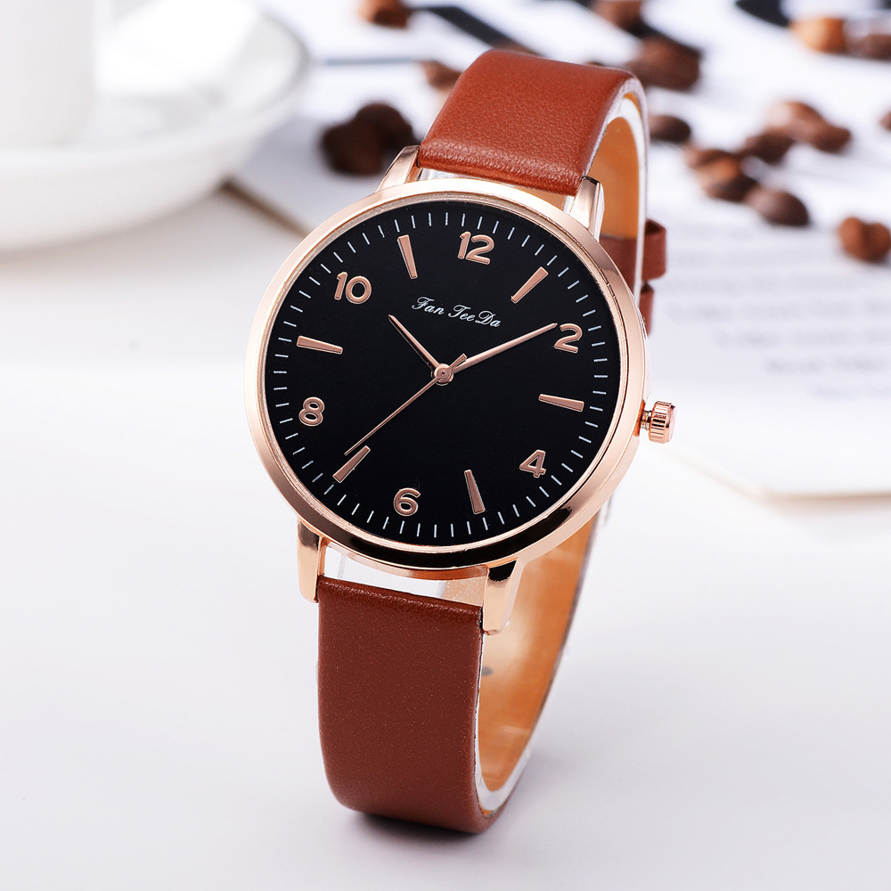 2021 High quality Women Quartz Wrist Watches Female Trend Exquisite Leather Band Casual Fashion Watch