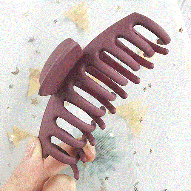 2021 High quality Claw Clip for Women Girl Tough Plastic Hair Claw Large Size Hair Clamps Claw Clip Hair Accessories