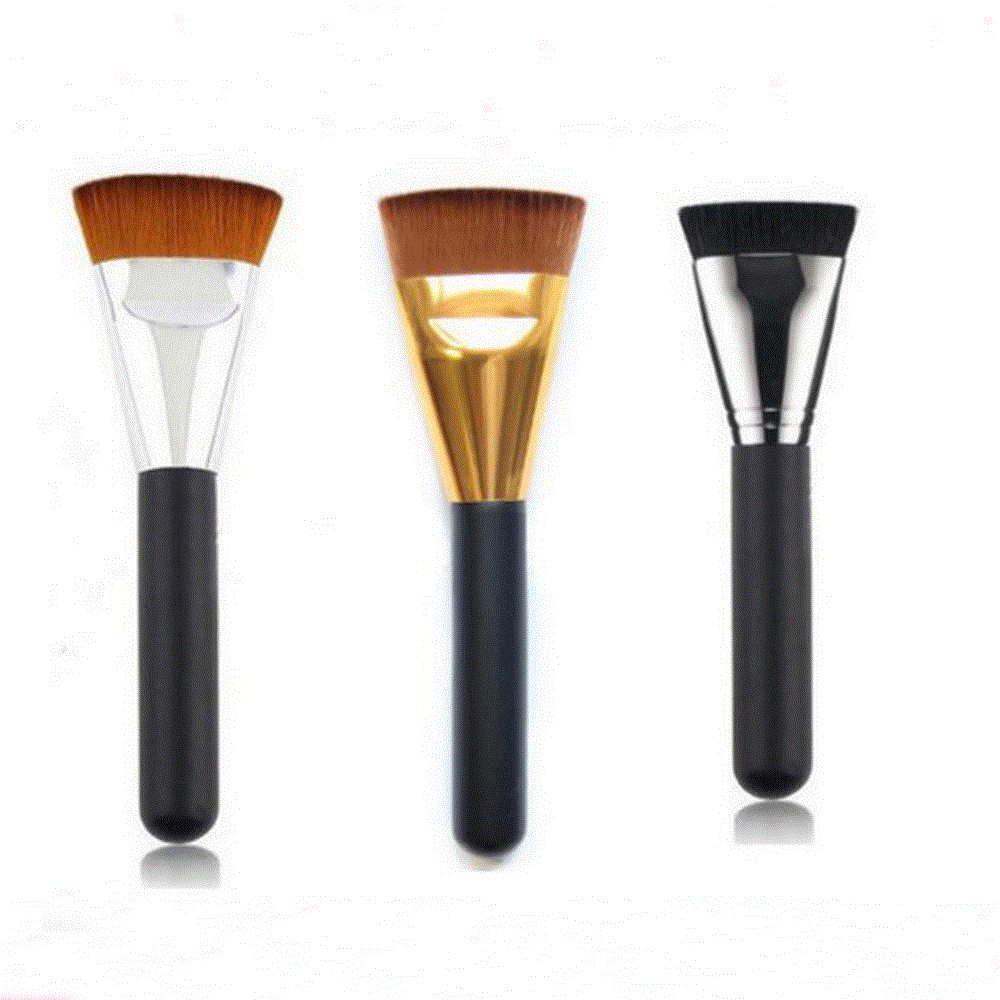 2021 High quality 1pc Professional Flat Contour Cosmetic Brush Liquid Foundation Powder Big Face Blend Makeup Brushes  for Women Girls Beauty Tool