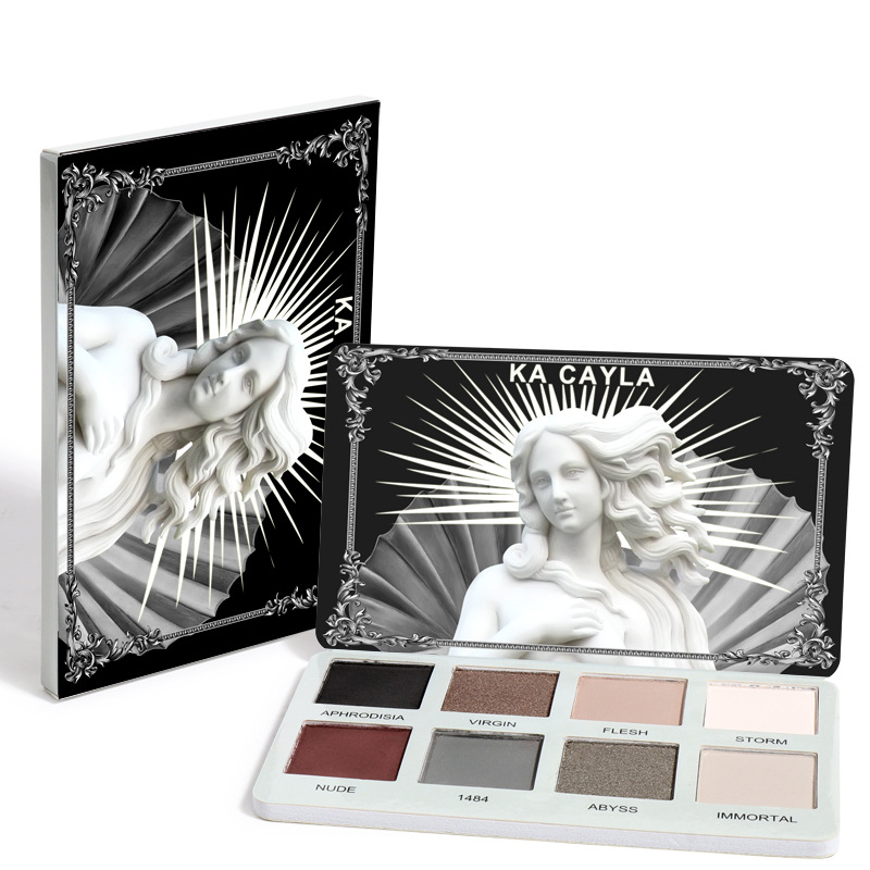 2021 High quality 8 Colors Eyeshadow Palette Matte Shimmer Waterproof Long-lasting Glitter Metal Pearlent Eye Shadow