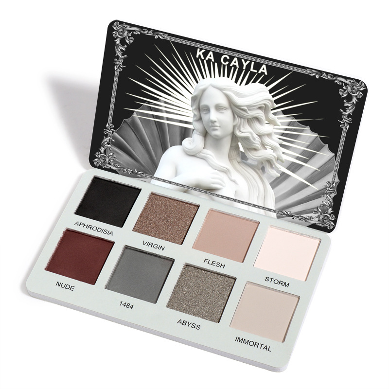 2021 High quality 8 Colors Eyeshadow Palette Matte Shimmer Waterproof Long-lasting Glitter Metal Pearlent Eye Shadow