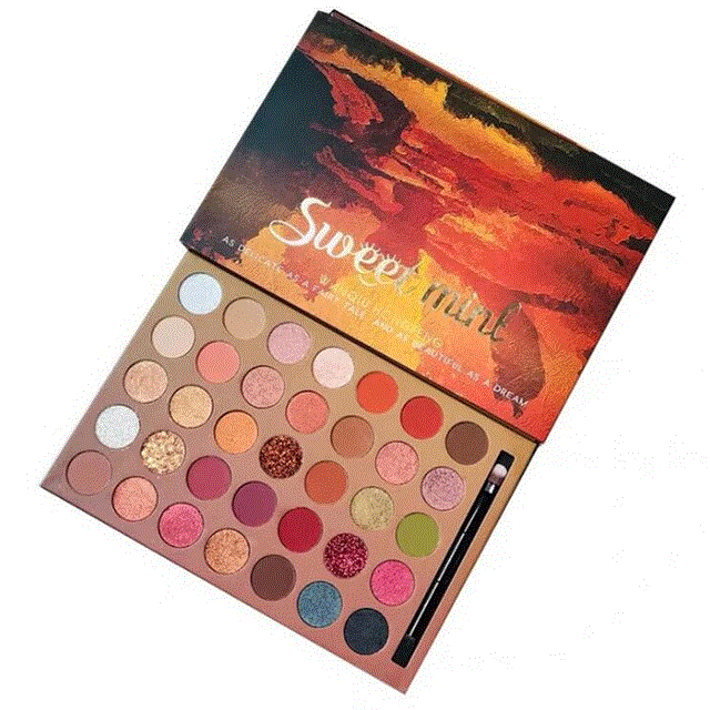 2021 High quality 35 Colors Glitter Eyeshadow Palette Injections Pressed Eyeshadow Pallete Nude Color Eye Pigment Matte Shimmer Eye Shadow