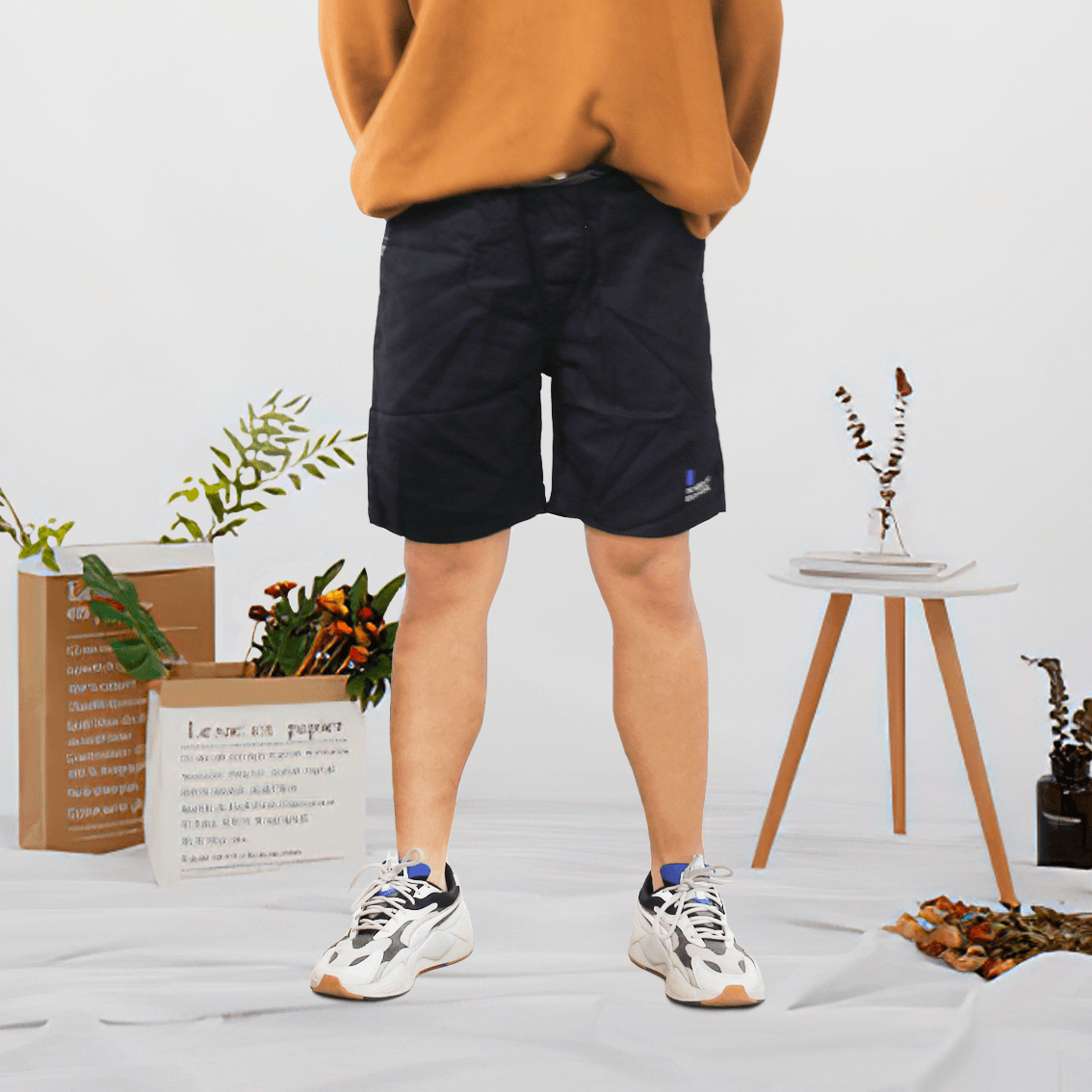 2021 High quality Hot Sale Men's Casual Jogger Shorts Beach Trousers Male Short Pants Clothing Drawstring Shorts