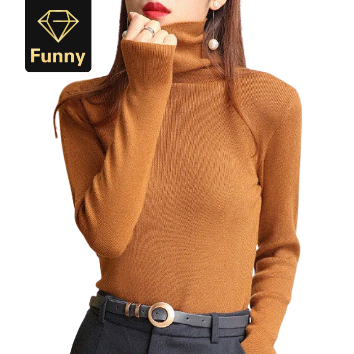 2021 High quality Women knitting sweater long sleeves O-neck collar female Casual fashion thin pullover Ladies sweater