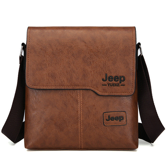 2021 High quality Fashion Men's Handbag Vintage PU Leather Retro Messenger Bag Stylish Casual Crossbody Shoulder Bags