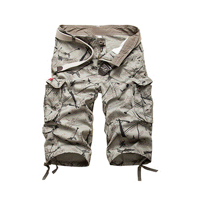2021 High quality Cotton Men Shorts Summer Fashion Camouflage Male Shorts Multi-Pocket Casual Camo Outdoors Short Pant