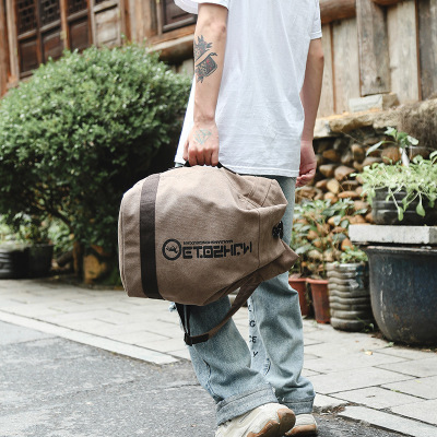 2021 High quality Canvas Backpack Men Bag Back Pack Unisex School Bags Travel Men Casual Backpack