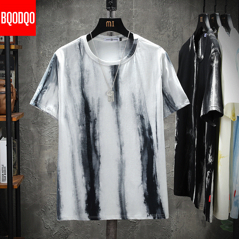 Men's Cotton Fashion T-shirt Mens Off White Hip Hop Tshirts 5XL Casual T Shirt Hipster Tee Man Oversized Tops & Tees Streetwear