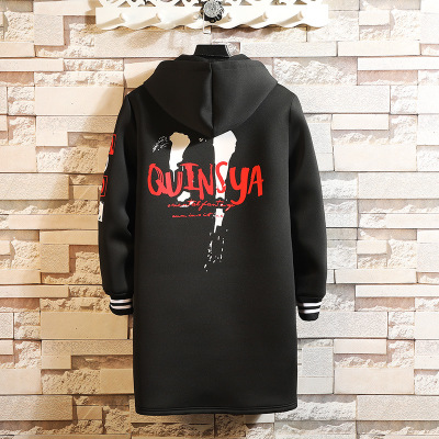 2021 High quality Men's long coat ,Zipper jacket , chaquetas de talla grande para hombre, Hip Hop coat