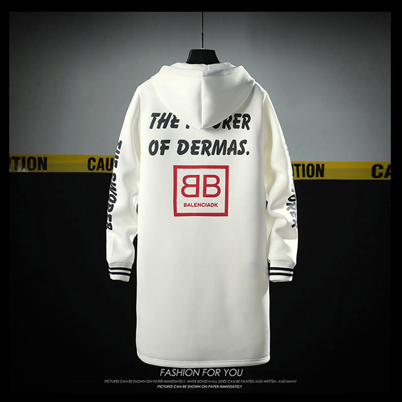 2021 High quality Men's long coat ,Zipper jacket , chaquetas de talla grande para hombre, Hip Hop coat