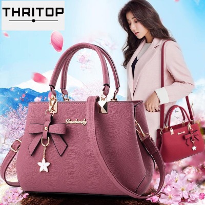2021 High quality Female Handbags Zipper Flap Leather Woman Shoulder Bags