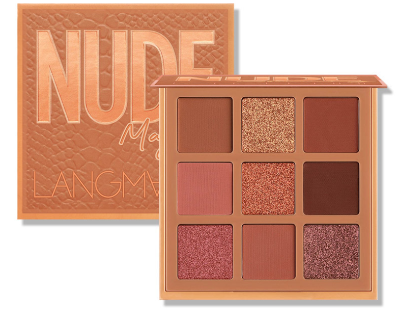 2021 High quality 9 Colors Nude Eyeshadow Kit Matte Glitter Eyeshadow Palette Makeup Diamond Glitter