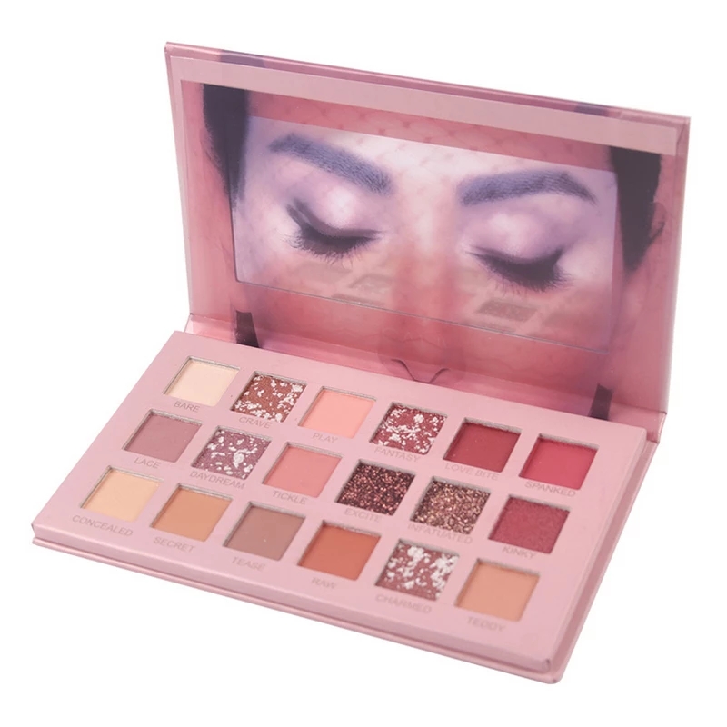 2021 High quality 18 Color Nude Shining Eyeshadow Pearlescent Makeup  Shadow Pallete Waterproof Cosmetics Eye Shadow