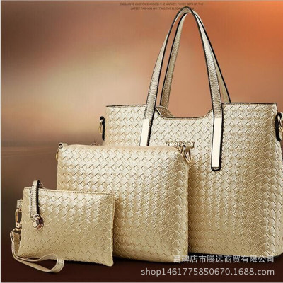 2021 High quality New Style Handbag Large Bag Fashion Three-piece Set High quality Shoulder Simple Women's Bag