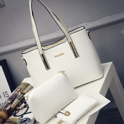 2021 High quality New Style Handbag Large Bag Fashion Three-piece Set High quality Shoulder Simple Women's Bag