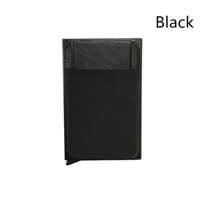 2021 High quality Men Business Card Cases Cash ID Card Holder Metal Wallet Coin Purse card