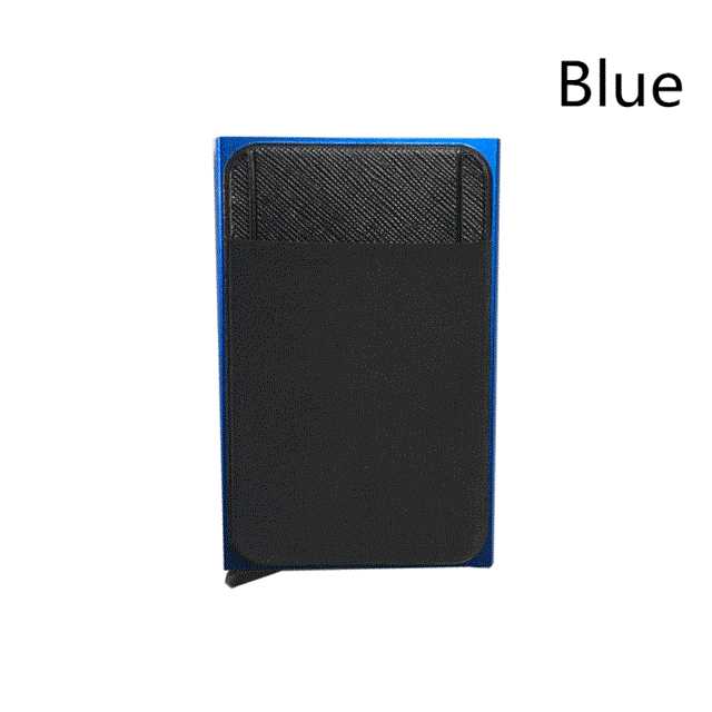 2021 High quality Men Business Card Cases Cash ID Card Holder Metal Wallet Coin Purse card
