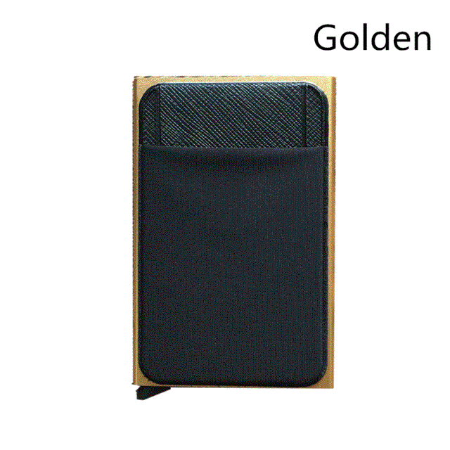 2021 High quality Men Business Card Cases Cash ID Card Holder Metal Wallet Coin Purse card