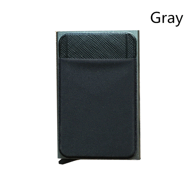 2021 High quality Men Business Card Cases Cash ID Card Holder Metal Wallet Coin Purse card