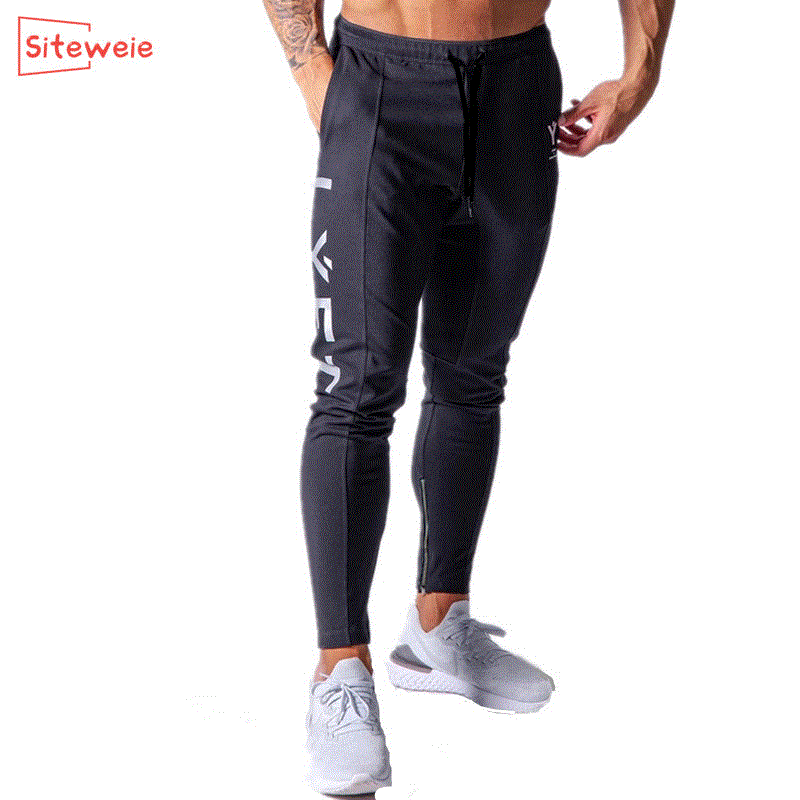 2021 High quality Sports Pants Men Running Gym Cotton Pencil Pants Cotton  trouser