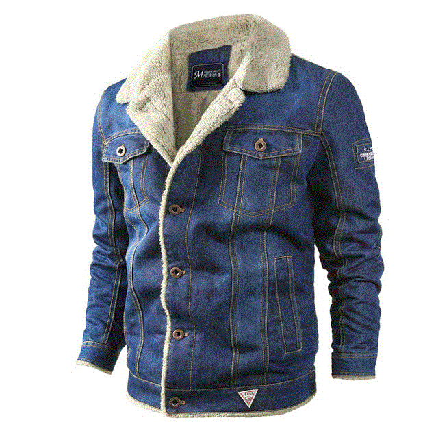 2021 High quality Mens Jacket  Jeans Jacket Men Thick Warm  Mens Jackets Coats Men Clothes