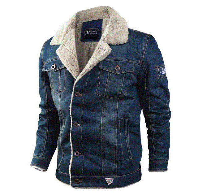 2021 High quality Mens Jacket  Jeans Jacket Men Thick Warm  Mens Jackets Coats Men Clothes