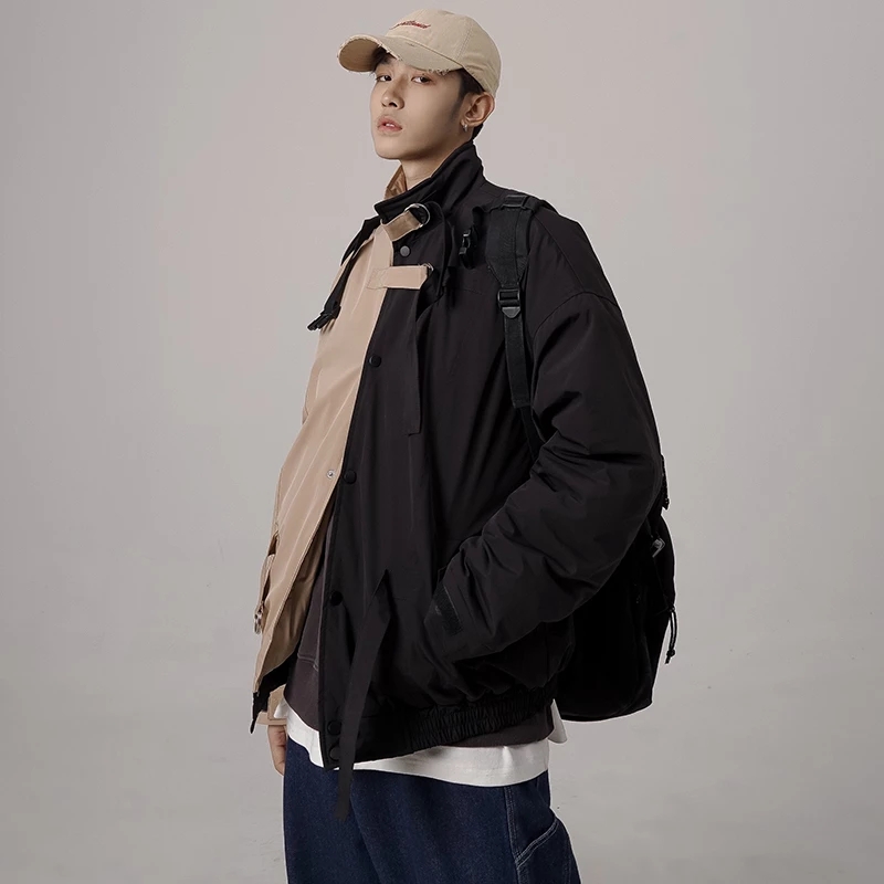 2021 High quality Men Winter Jacket Coats Casual Windbreaker Mens Coats Man Streetwear Outwear Clothing