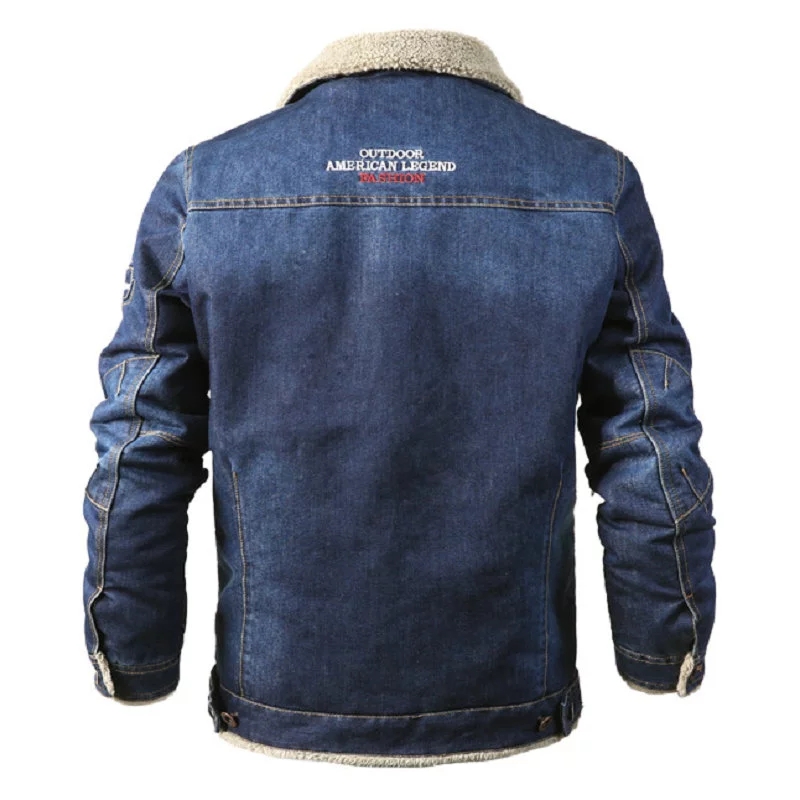 2021 High quality Mens Jacket  Jeans Jacket Men Thick Warm  Mens Jackets Coats Men Clothes