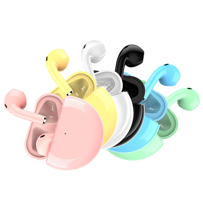 2021 High quality Binaural calls Wireless bluetooth earphones Touch Control Stereo Cordless Headset With Charging Box