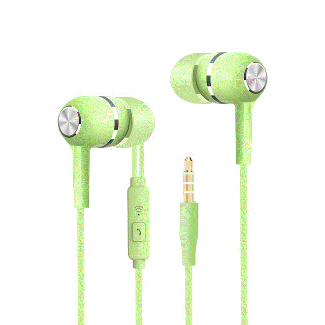 2021 High quality Sport Earphone Wired Super Bass 3.5mm Crack Colorful Headset Earbud with Microphone Hands Free