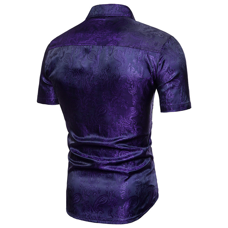 2021 High quality Summer  Men's  Printing  Short  Sleeve  Shirt