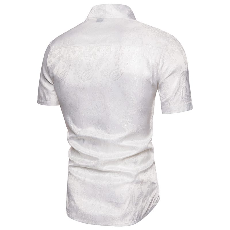 2021 High quality Summer  Men's  Printing  Short  Sleeve  Shirt