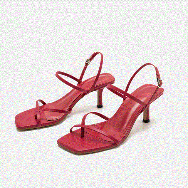 2021 High quality Summer women sandals sexy toe back strap women sandals high heels women sandals casual shoes