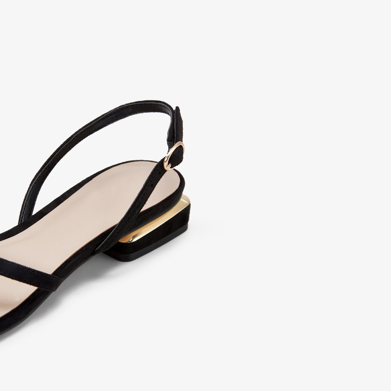 2021 High quality Summer fashion strap women sandals sexy open toe square heel shallow mouth sandals