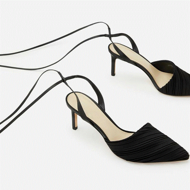 2021 High quality women sandals fashion ankle strap women pointed elegant fine heel party sandals