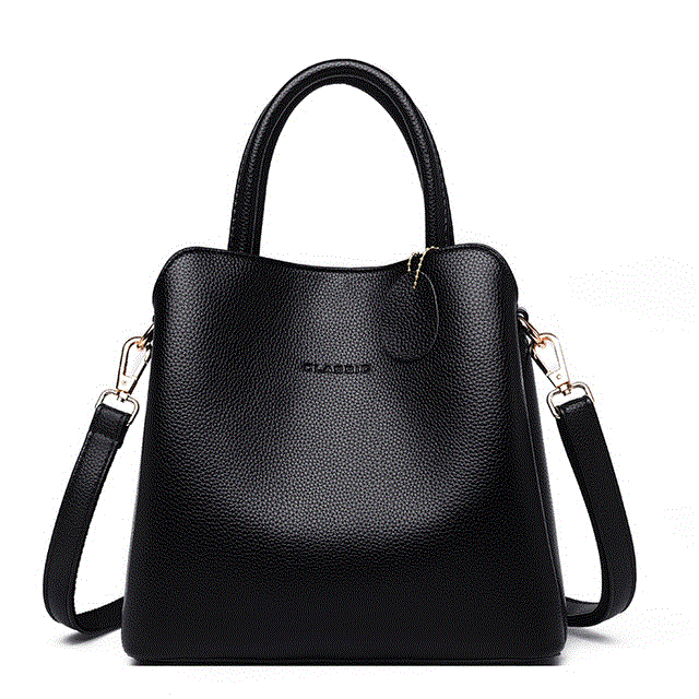 2021 High quality Women Handbags Leather Handbags Three-layer Pocket Crossbody Bags For Women