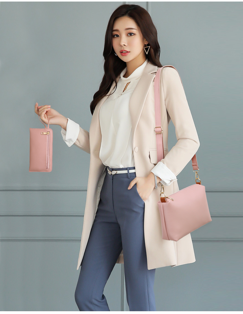 2021 High quality Women Handbag 4 Piece Set Ladies Fashion Messenger Bags Casual Women Handbag Tote With Wallet