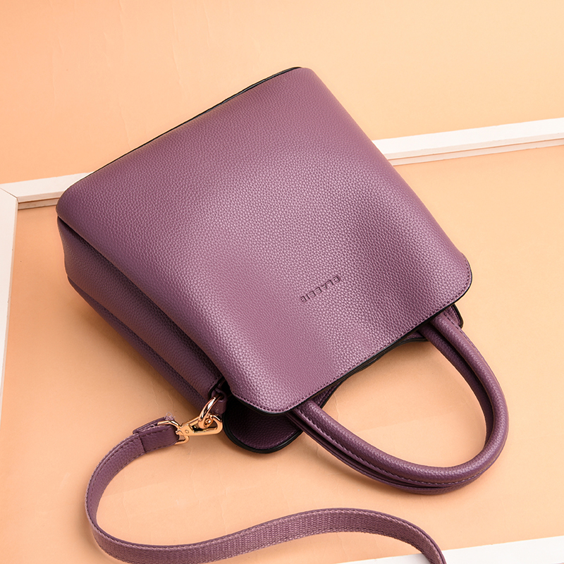2021 High quality Women Handbags Leather Handbags Three-layer Pocket Crossbody Bags For Women