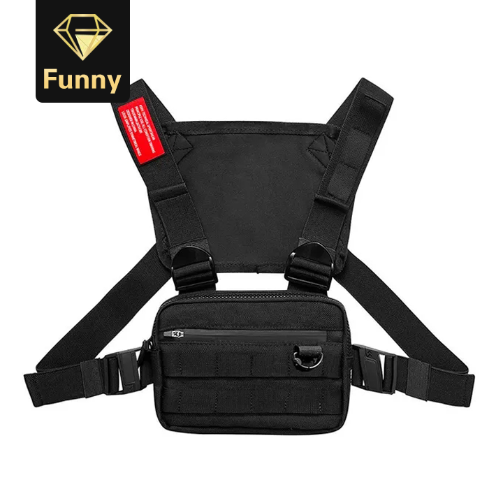 2021 High quality Trendy Chest Bag for Men Outdoor Streetwear Hip Hop Shoulder Bags