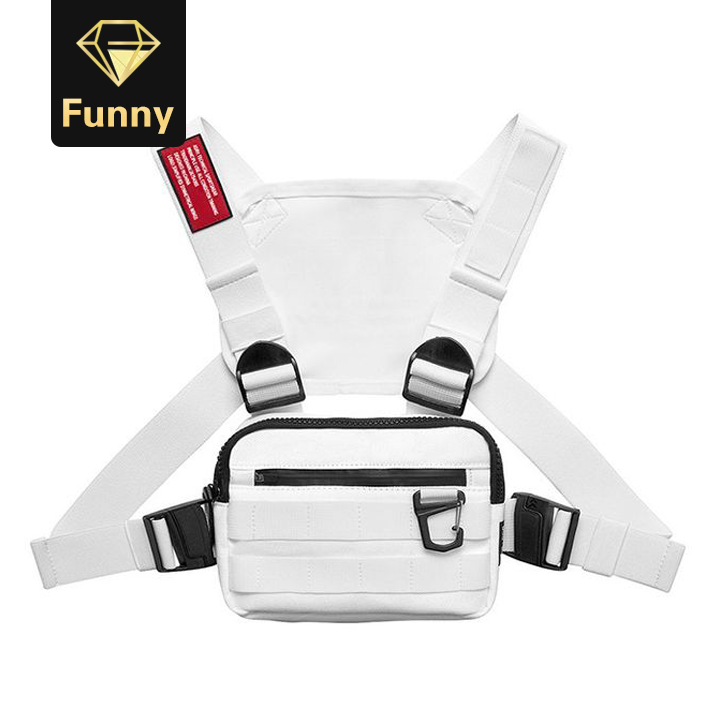 2021 High quality Trendy Chest Bag for Men Outdoor Streetwear Hip Hop Shoulder Bags