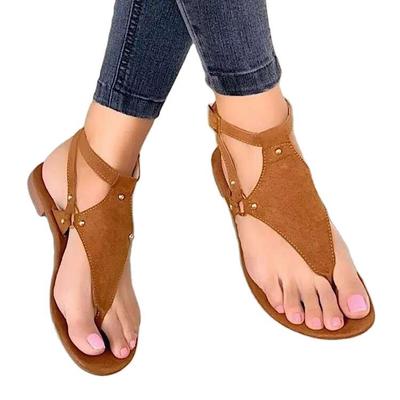2021 High quality Women Sandals Outdoor Beach Flip-flop Sandals Women Flats Casual Sandals