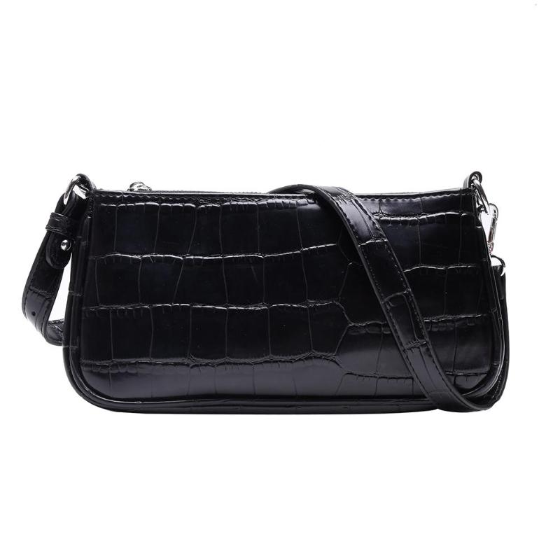 2021 High quality Retro Handbag Women Handbags Office Ladies Elegant Solid Color Shoulder Bag