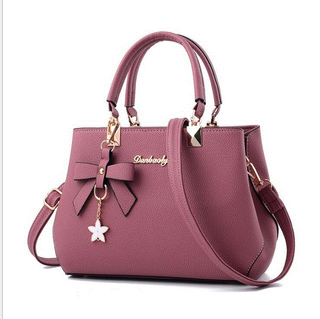 2021 High quality Women Handbags Plum Bow Sweet Messenger Crossbody Bag For Women