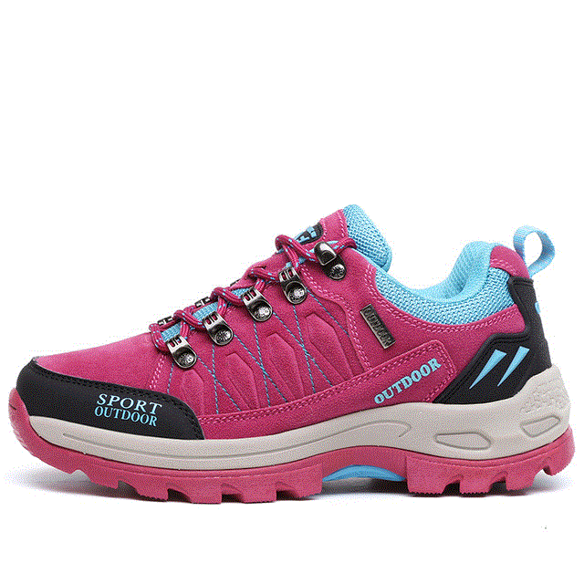 2021 High quality Men Wear-resistant Outdoor Hiking Sneakers Climbing Non Slip Waterproof Unisex Trekking Sneakers