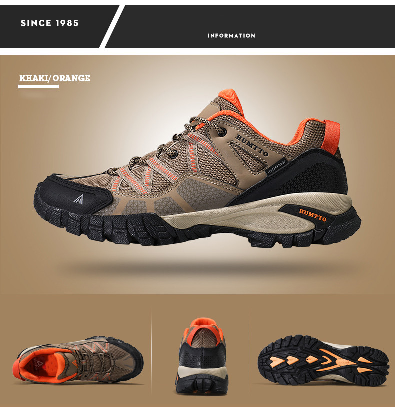 2021 High quality Tourism Sneakers Men Leather Hiking Shoes Mens Profession Breathable Sneakers