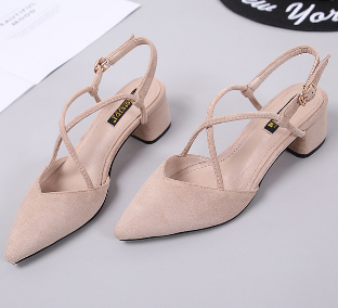 2021 High quality cross tied lace up sandals women high heels backstrap sandalias